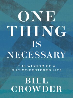 cover image of One Thing Is Necessary